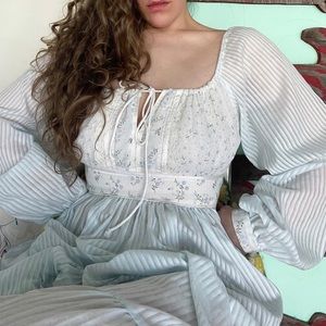 Vintage long sleeve gunne sax dress